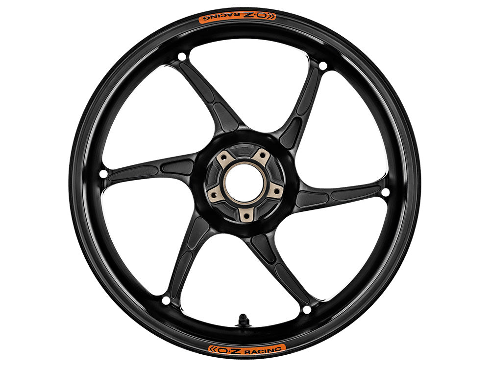O.Z. Racing Cattiva Series Magnesium Wheels for Ducati Panigale V2 (2020-24) - Gloss Black