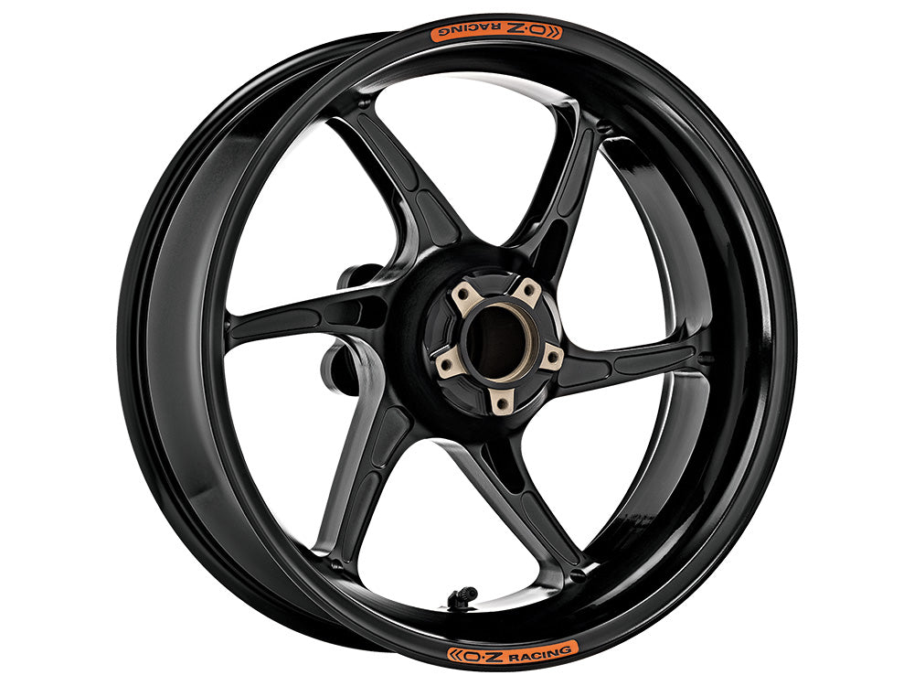 O.Z. Racing Cattiva Series Magnesium Wheels for Ducati Panigale V2 (2020-24) - Gloss Black