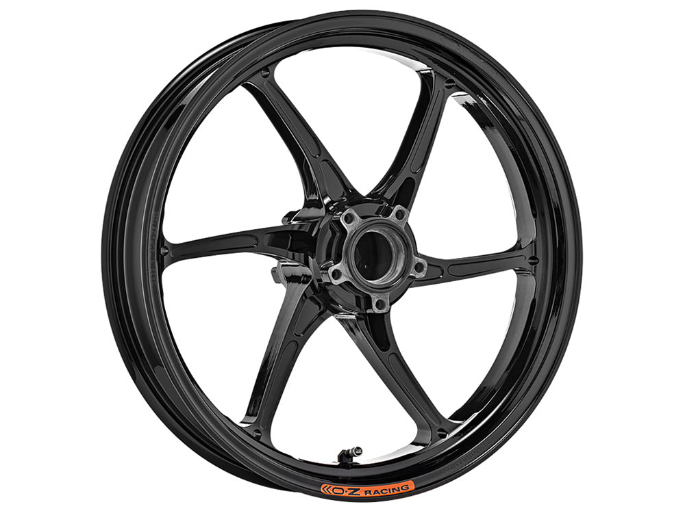 O.Z. Racing Cattiva Series Magnesium Wheels for Ducati Panigale V2 (2020-24) - Gloss Black