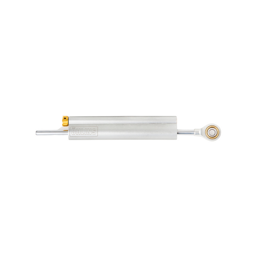 Ohlins 63mm-stroke Steering Damper - Silver