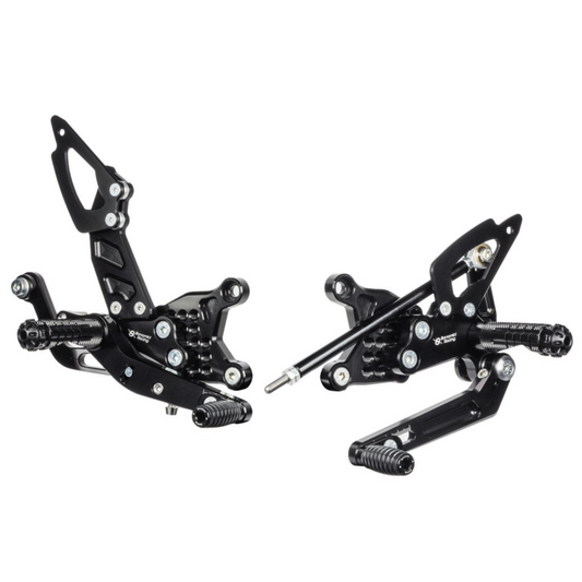 Aprilia RSV4 1100 (2017-23) Race Version Adjustable Rearsets by Bonamici Racing