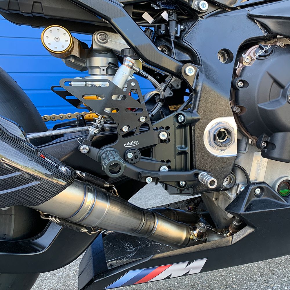 alphaRacing SBK Rearsets for BMW S1000RR / M1000RR (2019+)