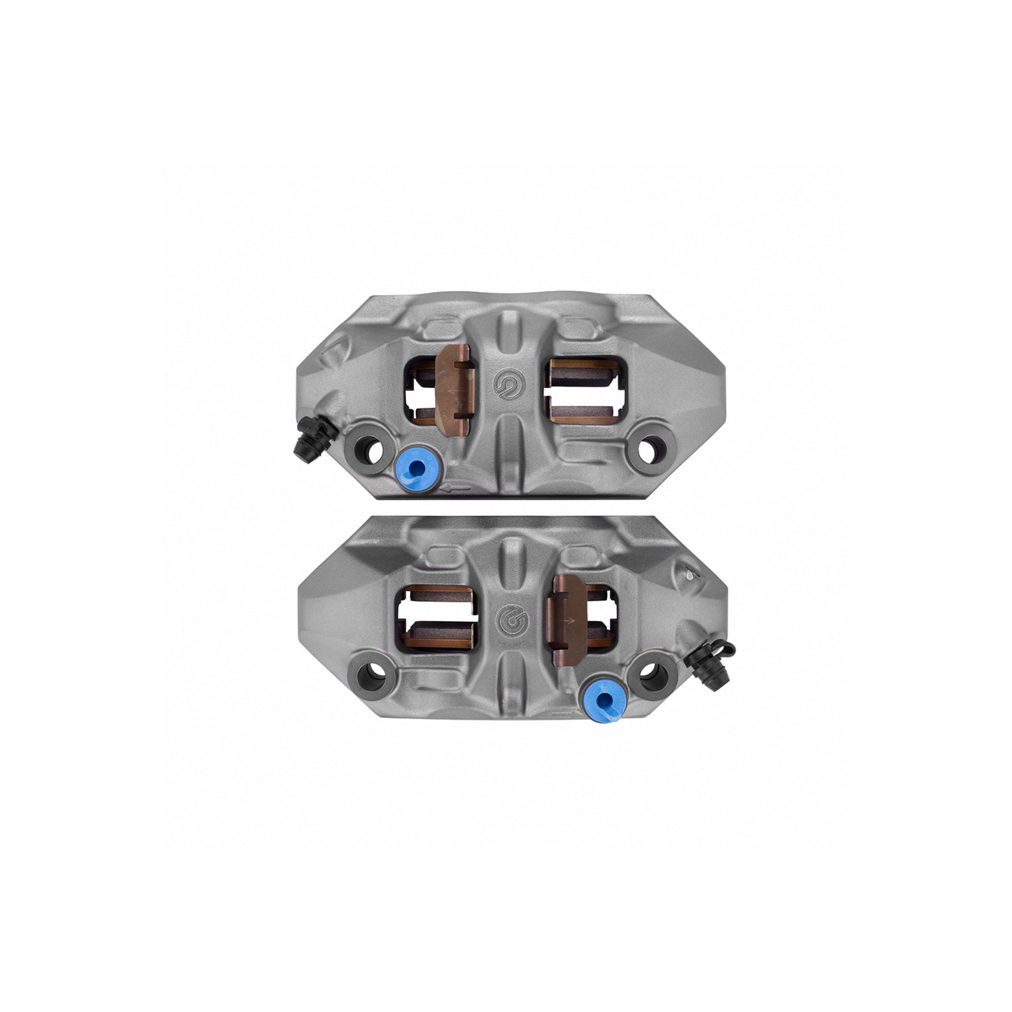 Brembo M4 100mm Radial Mount Cast Monobloc Caliper Set - Titanium Grey