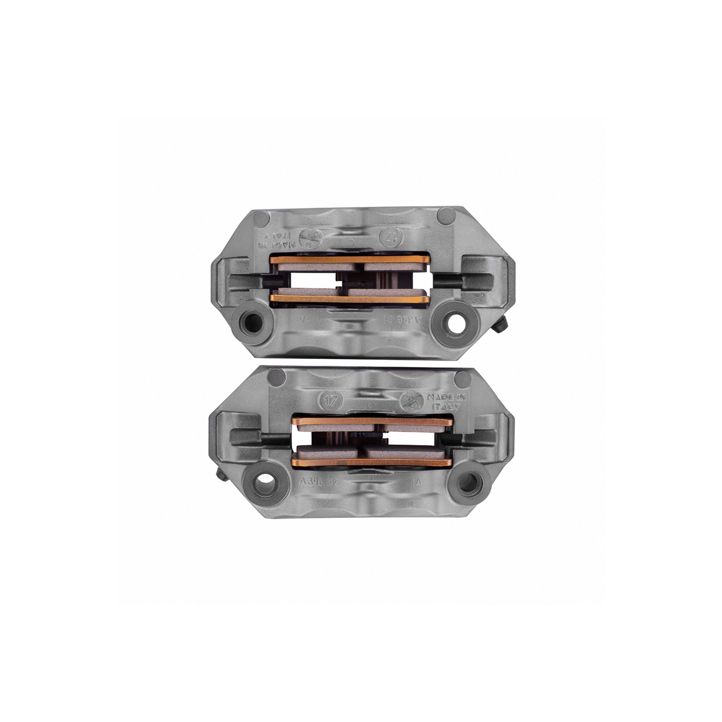 Brembo M4 100mm Radial Mount Cast Monobloc Caliper Set - Titanium Grey