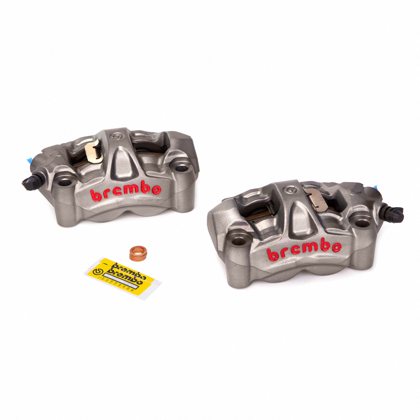 Brembo M50 100mm Radial Mount Cast Monobloc Caliper Set - Titanium Grey