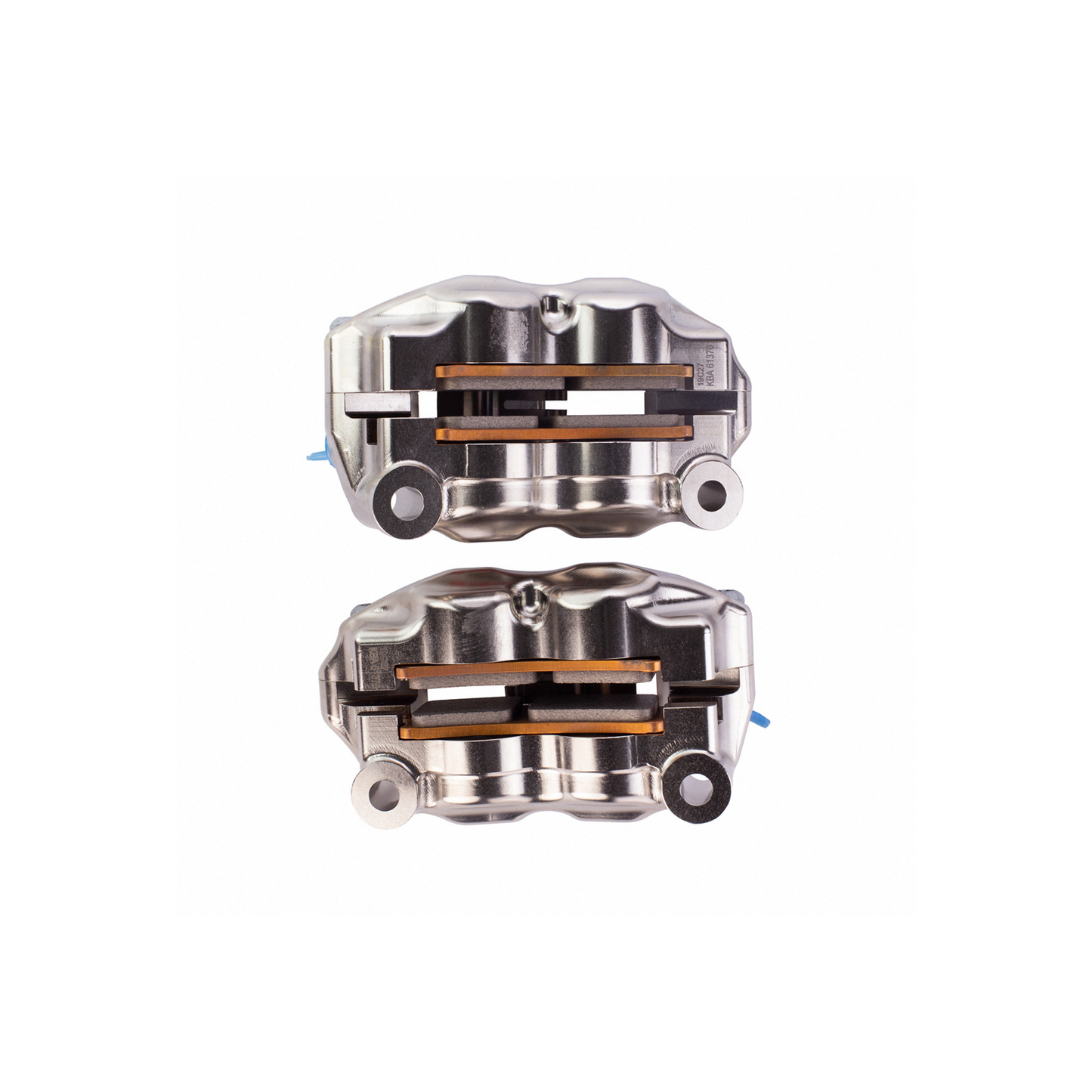 Brembo GP4-RX 4-Piston Radial Mount 2-Piece Billet Caliper Set - Nickel