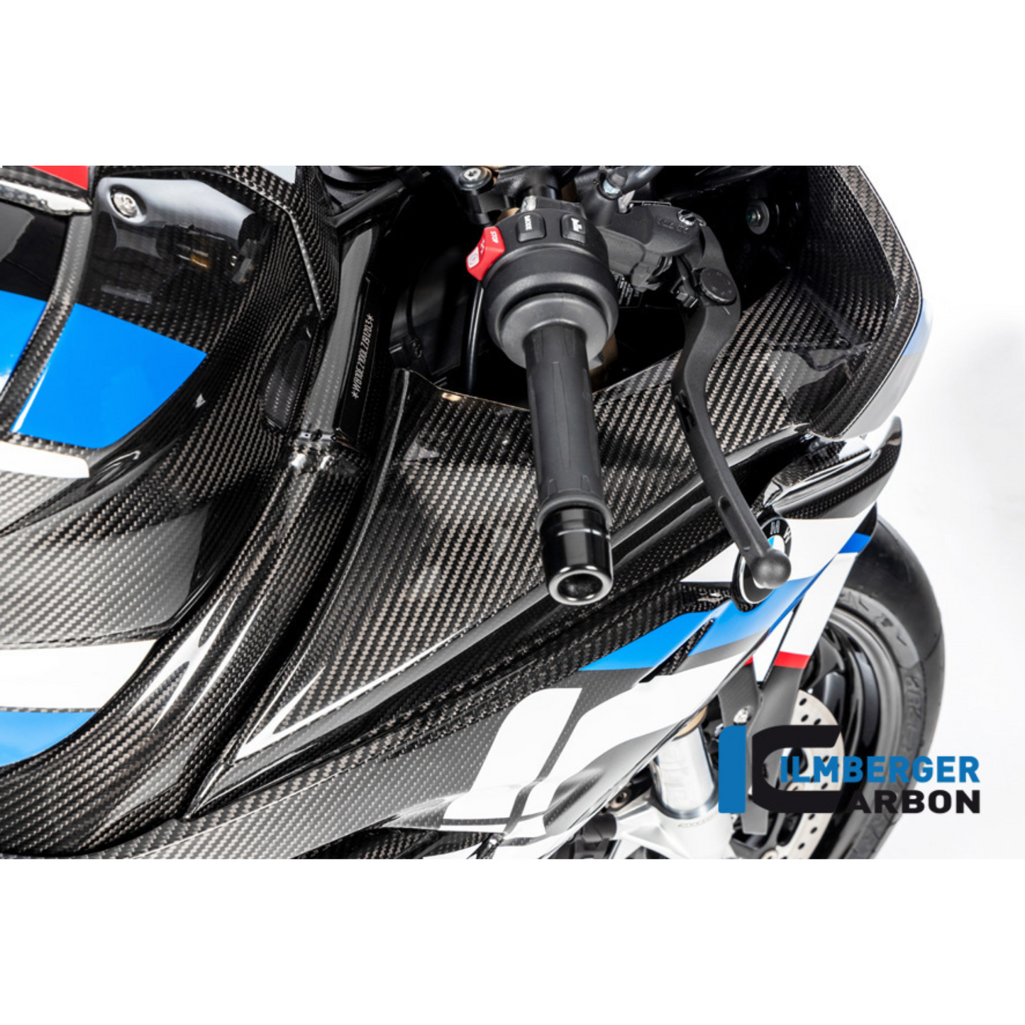 Ilmberger Carbon Badge Holder Fairing Kit for BMW S1000RR (2019+) and M1000RR (2021-22)