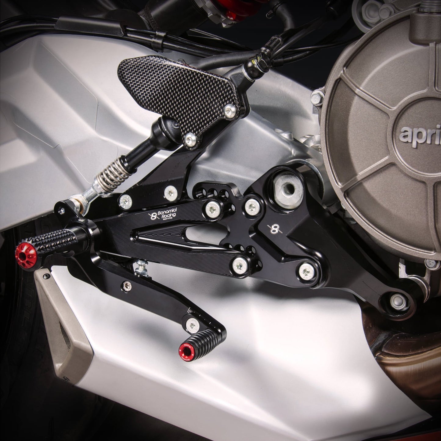 Aprilia RS 660 (2020-23) 6-Position Adjustable Rearsets by Bonamici Racing
