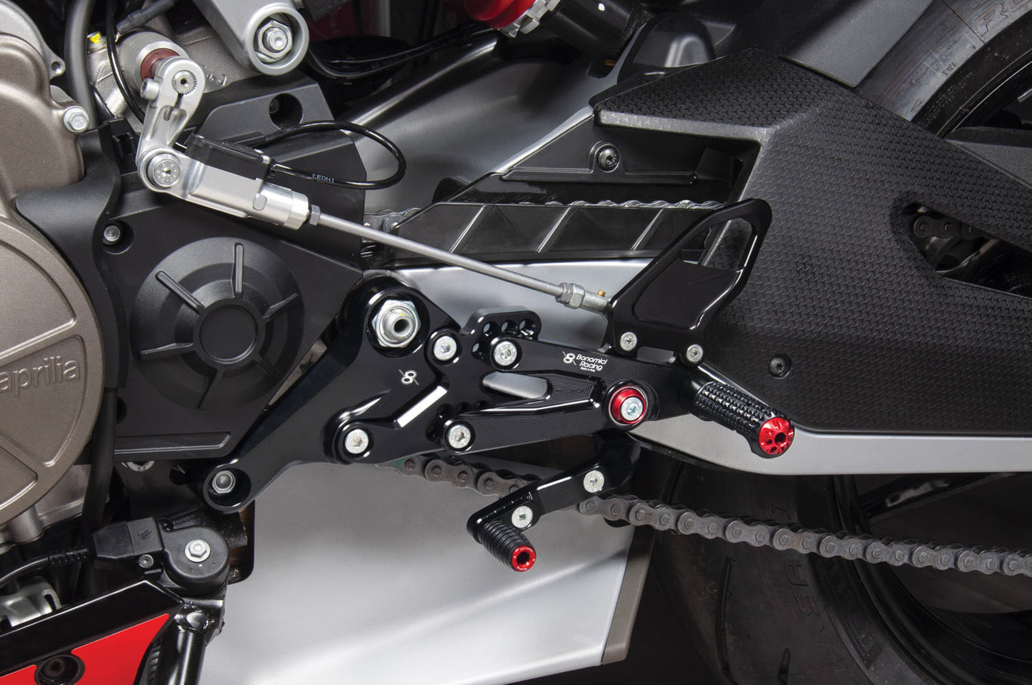 Aprilia Tuono 660 (2020-23) 6-Position Adjustable Rearsets by Bonamici Racing