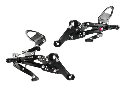 Aprilia RS 660 (2020-23) 6-Position Adjustable Rearsets by Bonamici Racing