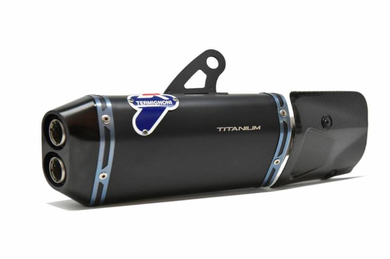 Termignoni Slip On Black Edition Titanium Exhaust for Ducati Streetfighter V4 (2018-24) Upmap Included