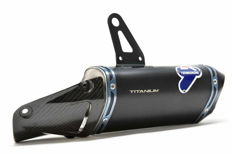 Termignoni Slip On Black Edition Titanium Exhaust for Ducati Panigale V4 (2018-24) Upmap Included