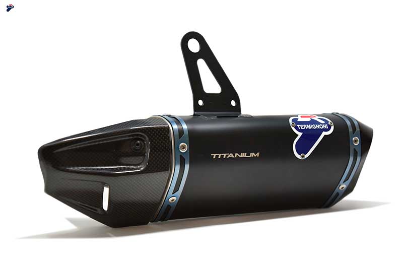 Termignoni Slip On Black Edition Titanium Exhaust for Ducati Streetfighter V4 (2018-24) Upmap Included