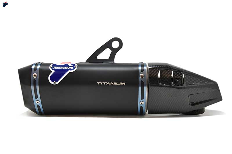 Termignoni Slip On Black Edition Titanium Exhaust for Ducati Streetfighter V4 (2018-24) Upmap Included
