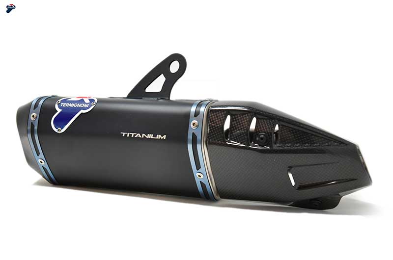 Termignoni Slip On Black Edition Titanium Exhaust for Ducati Streetfighter V4 (2018-24) Upmap Included