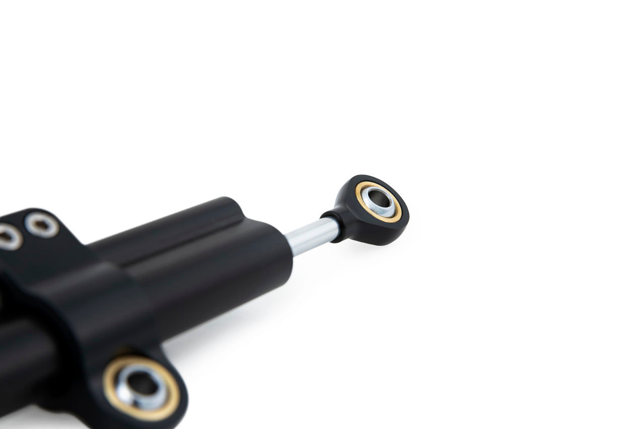 Ohlins 63mm-stroke Steering Damper - Black