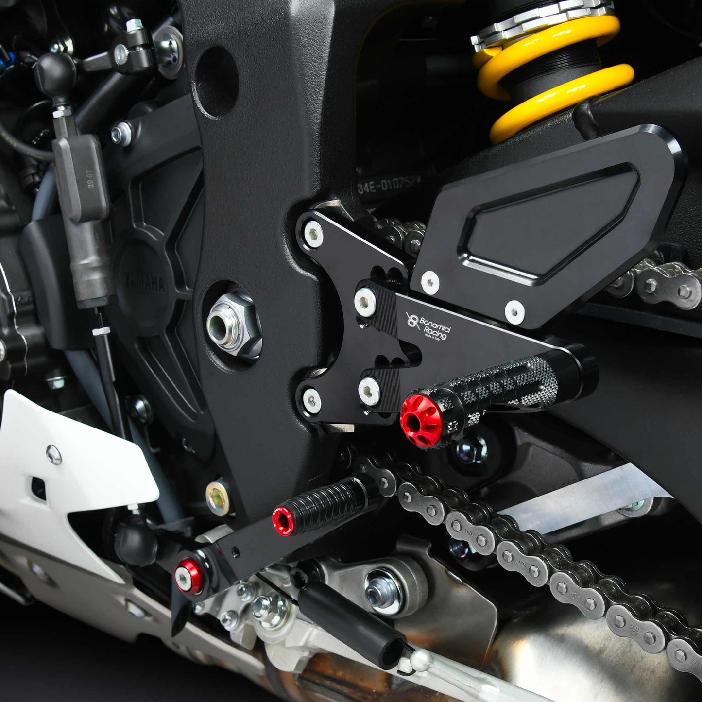 Yamaha R1 / R1M (2015-23) 6-Position Adjustable Rearsets by Bonamici Racing