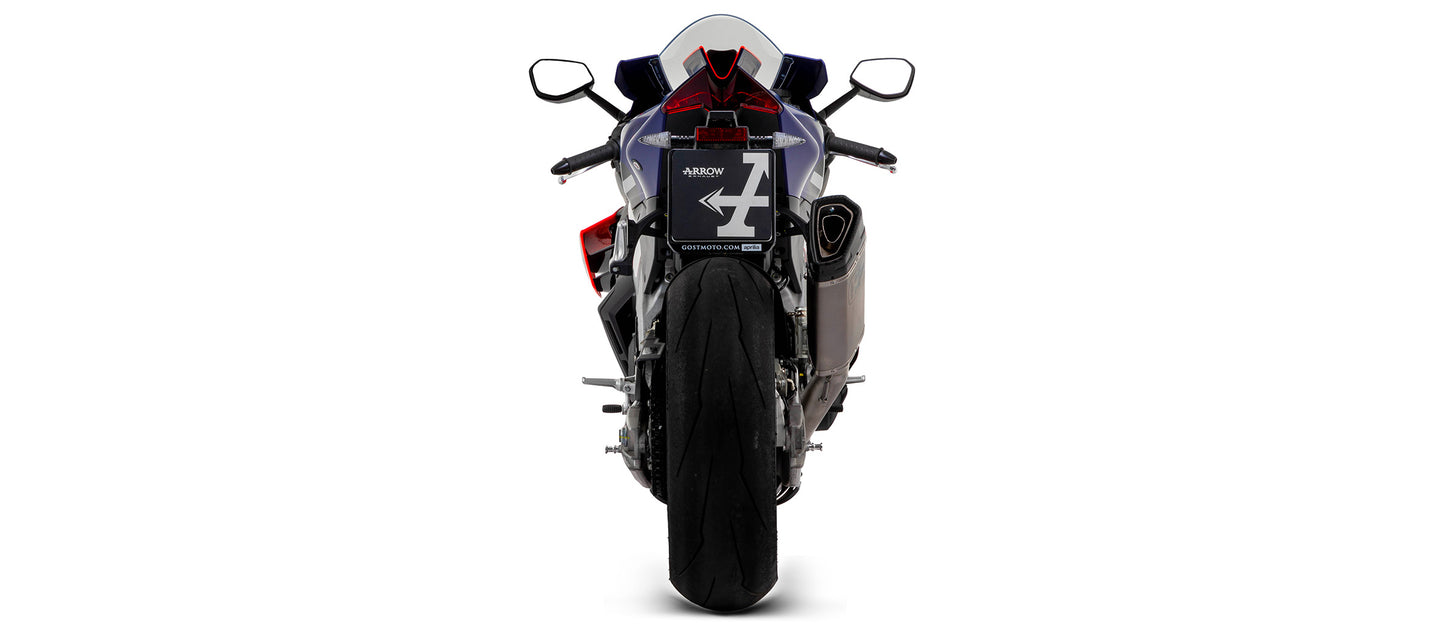 Arrow Pista Silencer with De-Cat for Aprilia RSV4 (2021+)