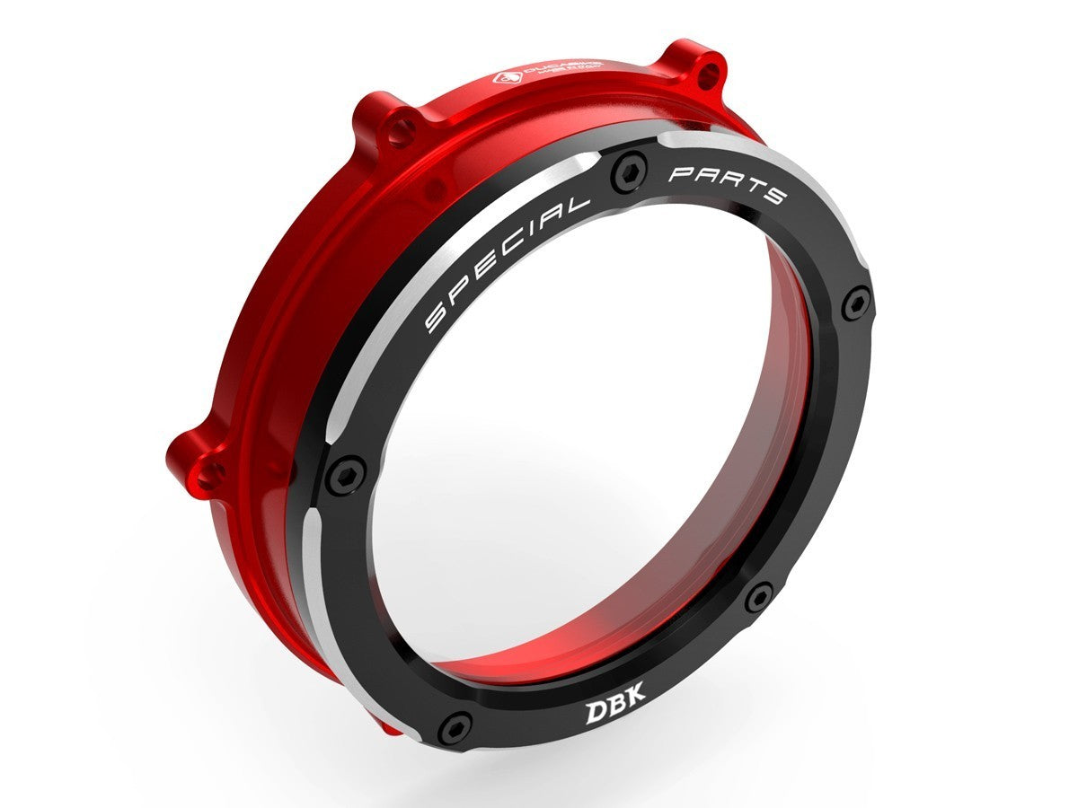 DBK Special Parts Clear Clutch Cover for Ducati Panigale V4 (2018-2023)