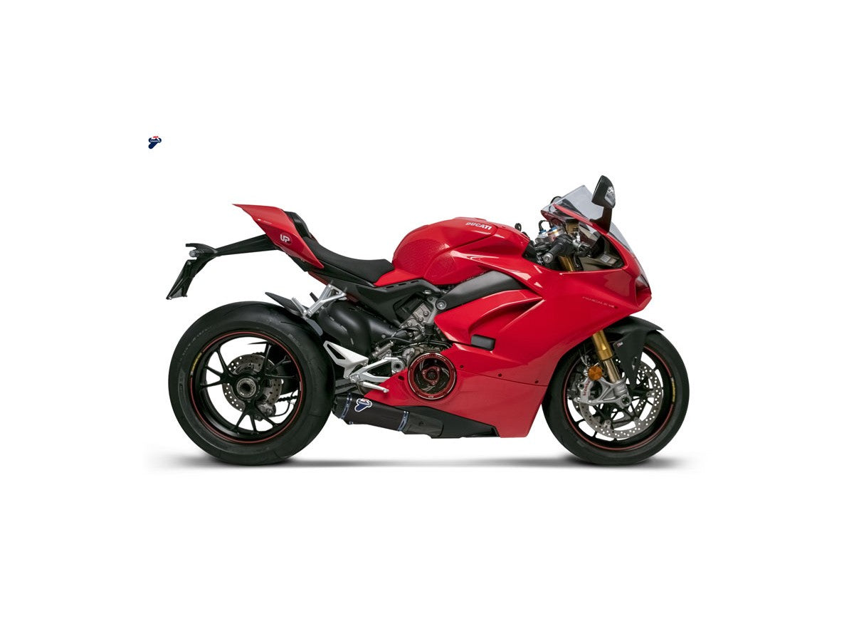 Termignoni Slip On Black Edition Titanium Exhaust for Ducati Panigale V4 (2018-24) Upmap Included