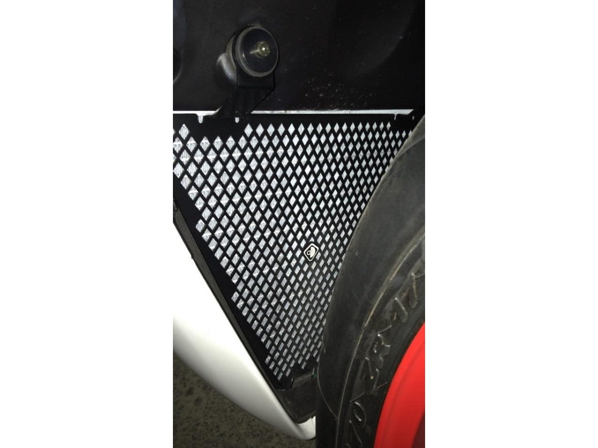 Ducati Streetfighter V2 Radiator Guard Set by DBK Special Parts - Black