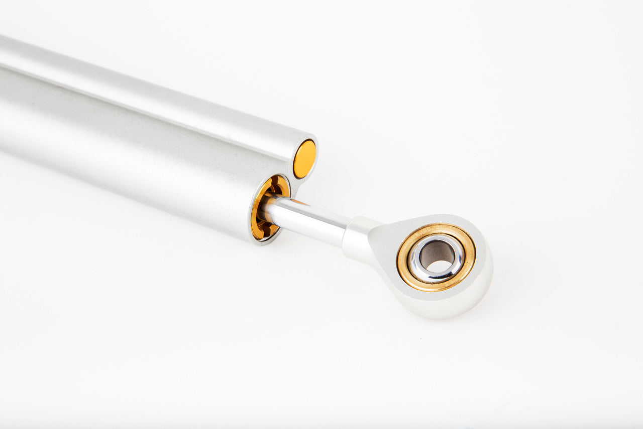 Ohlins 63mm-stroke Steering Damper - Silver
