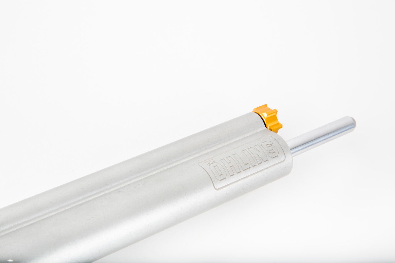 Ohlins 63mm-stroke Steering Damper - Silver