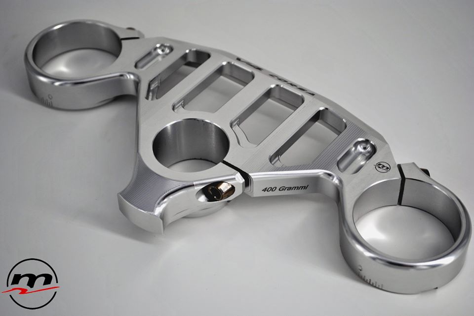 Melotti Racing CNC Machined Aluminum Top Triple Clamp for Ducati Panigale V4 (2018-23) - Race Version