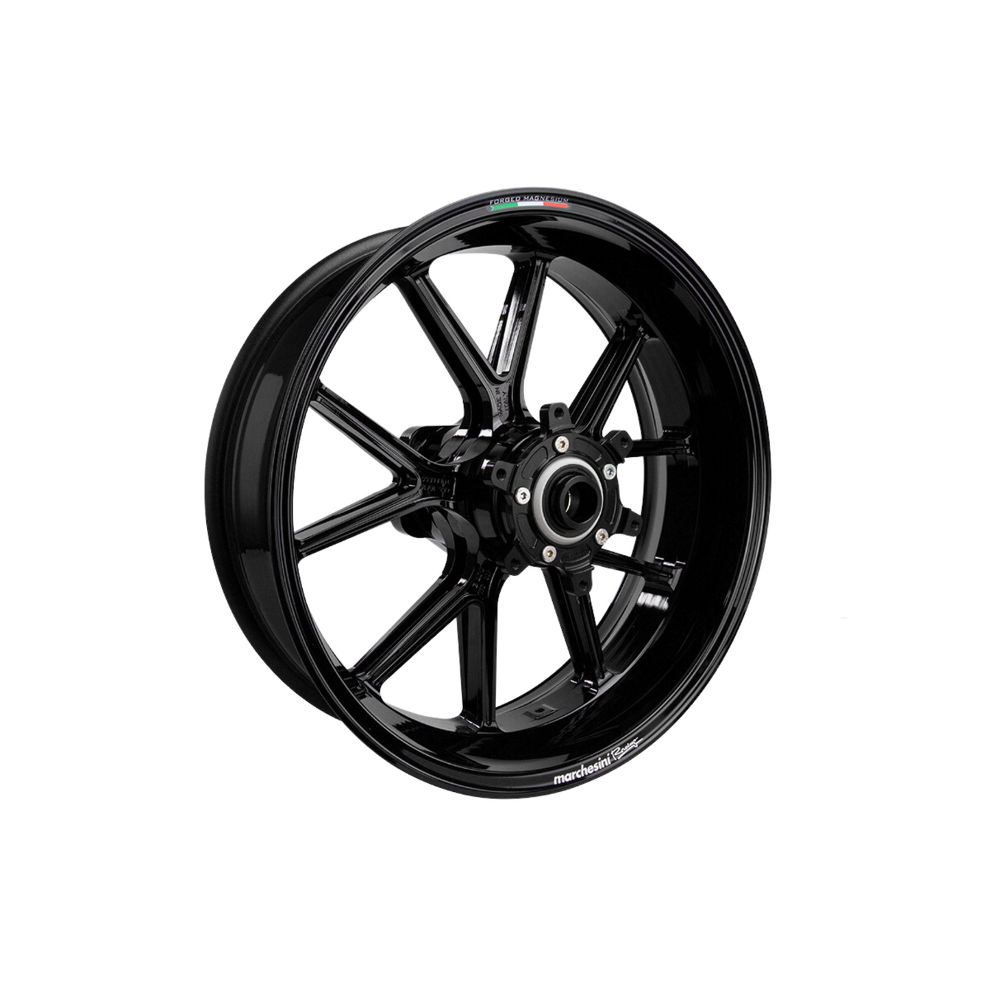 Marchesini M10RS Corse Aprilia RSV4 / Tuono V4 (2017-19) Forged Magnesium Wheel Set - Gloss Black