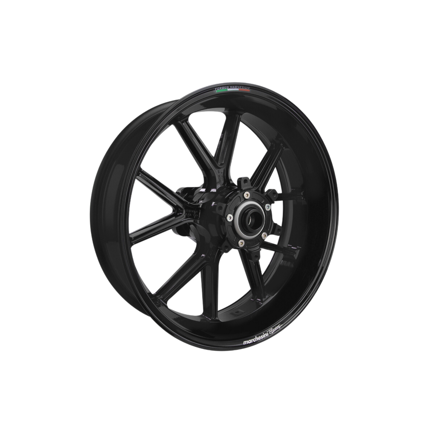 Marchesini M10RS Corse BMW S1000RR / M1000RR (2019-23) Forged Magnesium Wheel Set - Matte Black