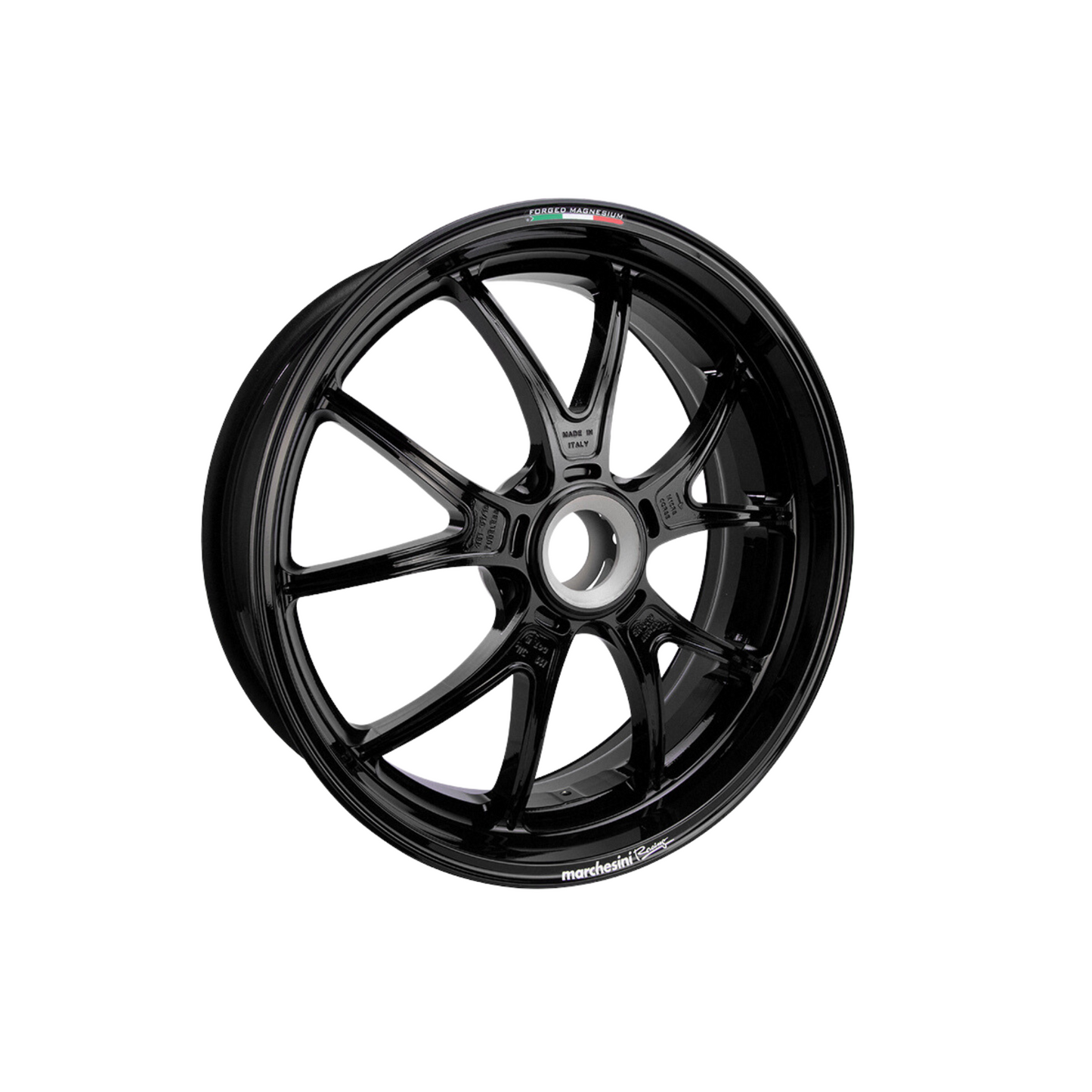 Marchesini M10RS Corse Ducati Panigale V2 (2020-23) / Streetfighter V2 (2022-23) Forged Magnesium Wheel Set - Gloss Black