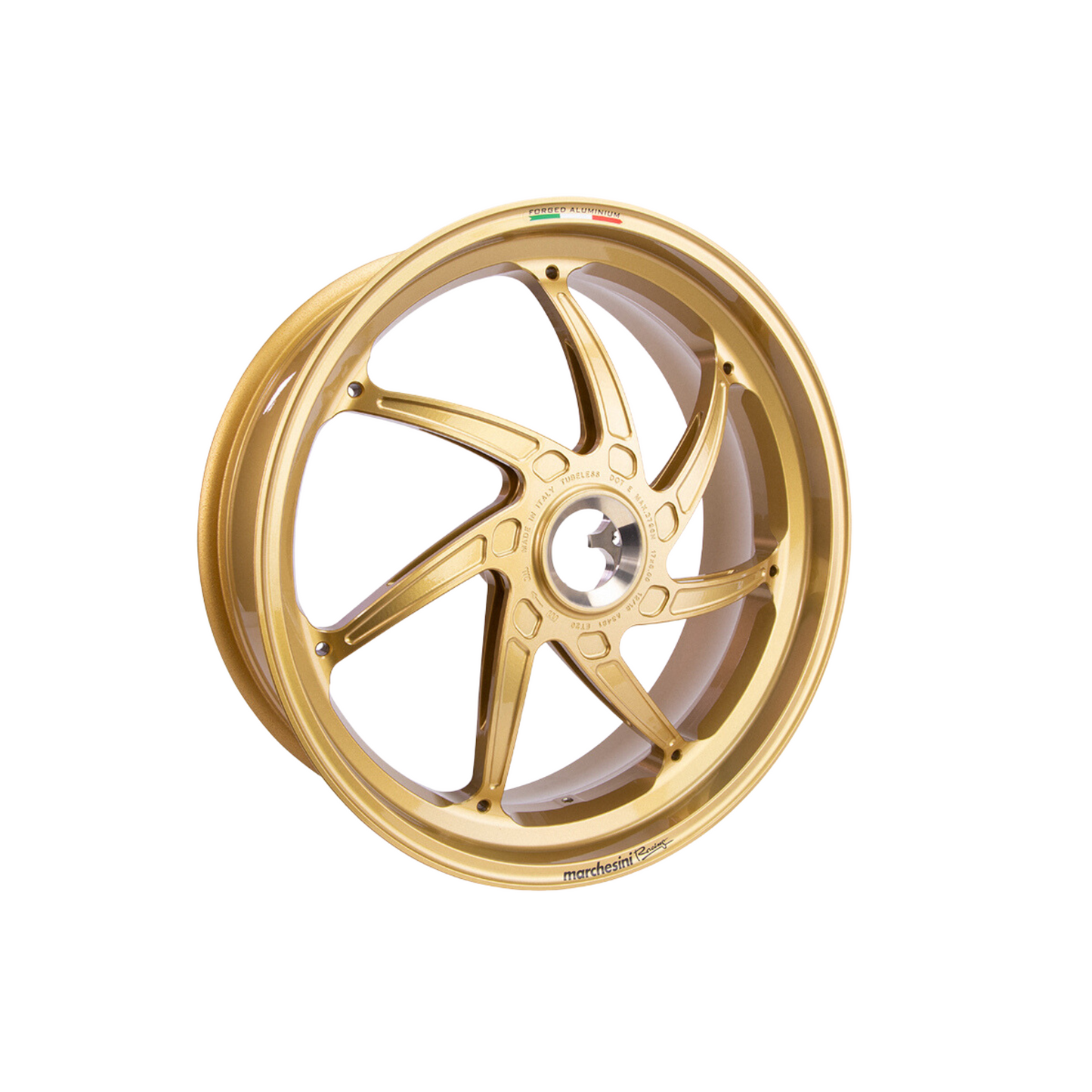 Marchesini M7R Genesi Aprilia RSV4 Factory / Tuono V4 (2021-23) Forged Magnesium Wheel Set - Gold