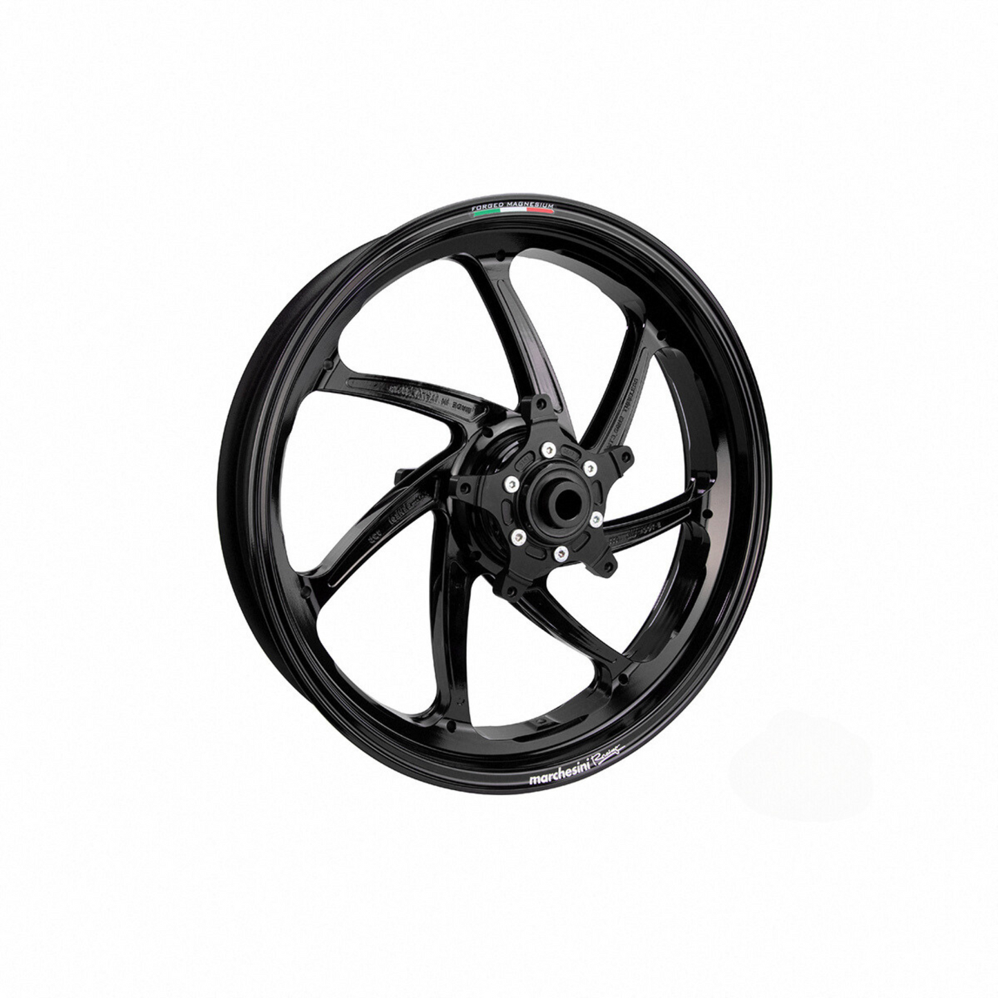 Marchesini M7R Genesi Aprilia RSV4 Factory / Tuono V4 (2021-23) Forged Magnesium Wheel Set - Gloss Black