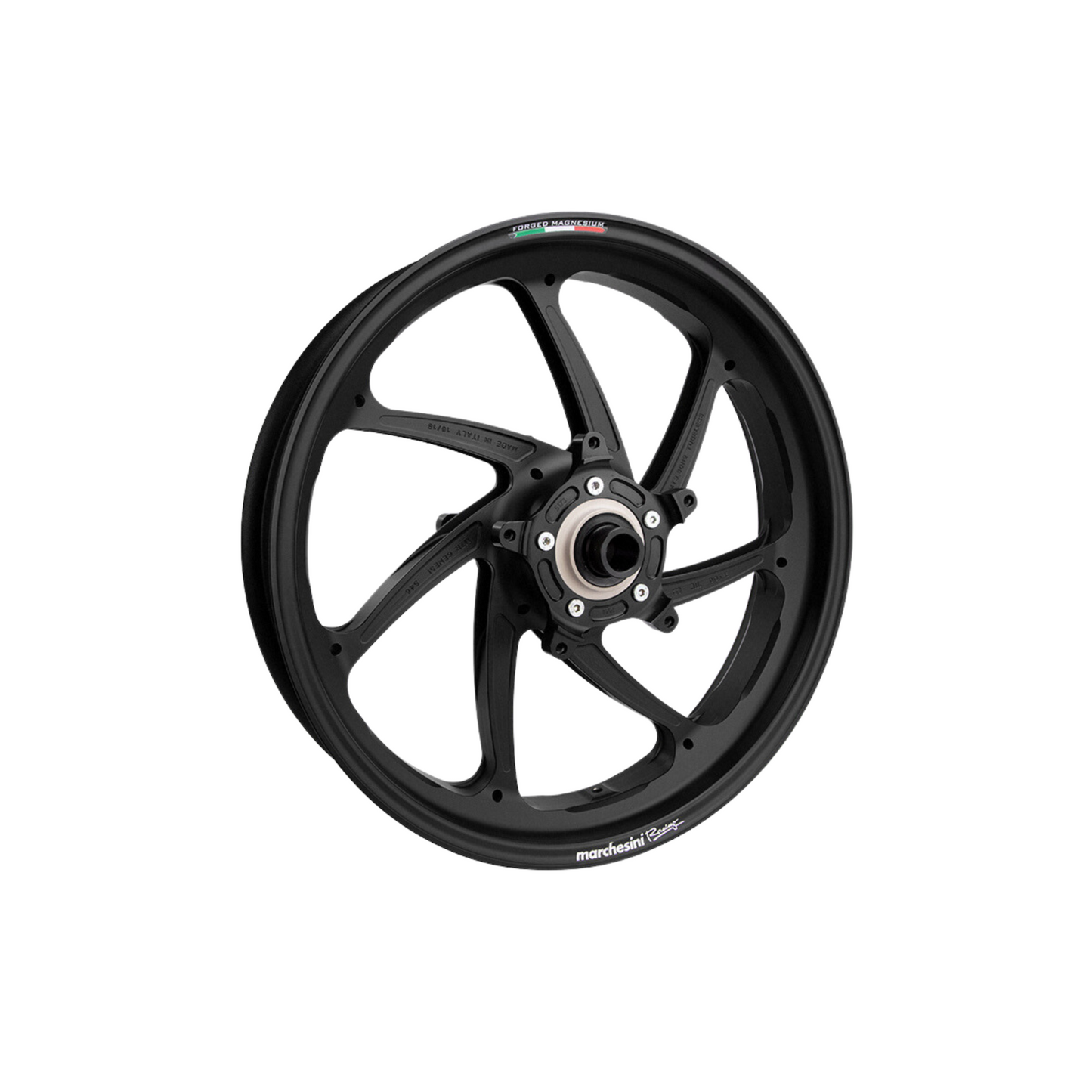 Marchesini M7R Genesi Aprilia RSV4 Factory / Tuono V4 (2017-20) Forged Magnesium Wheel Set - Matte Black