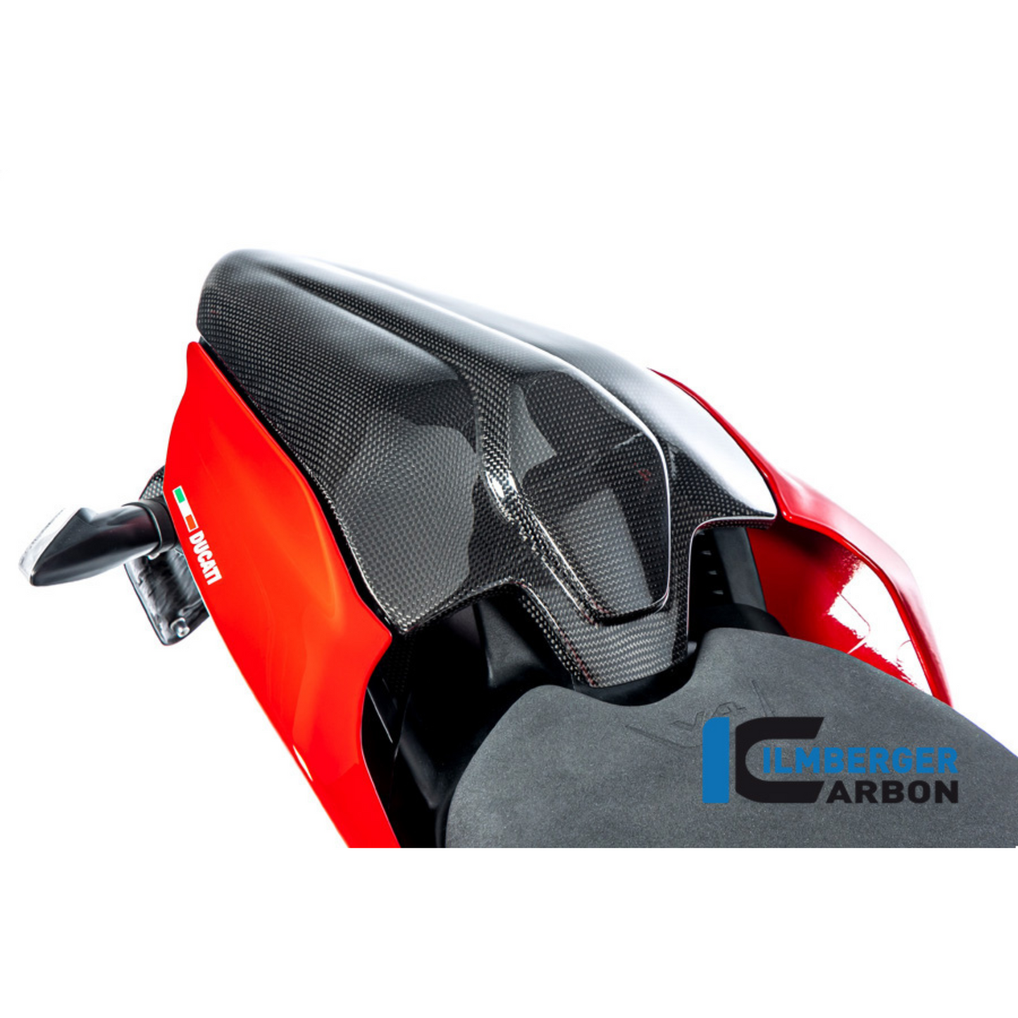 ILmberger Carbon Fiber Seat Cover Kit for Ducati Panigale V2 (2020-2023)