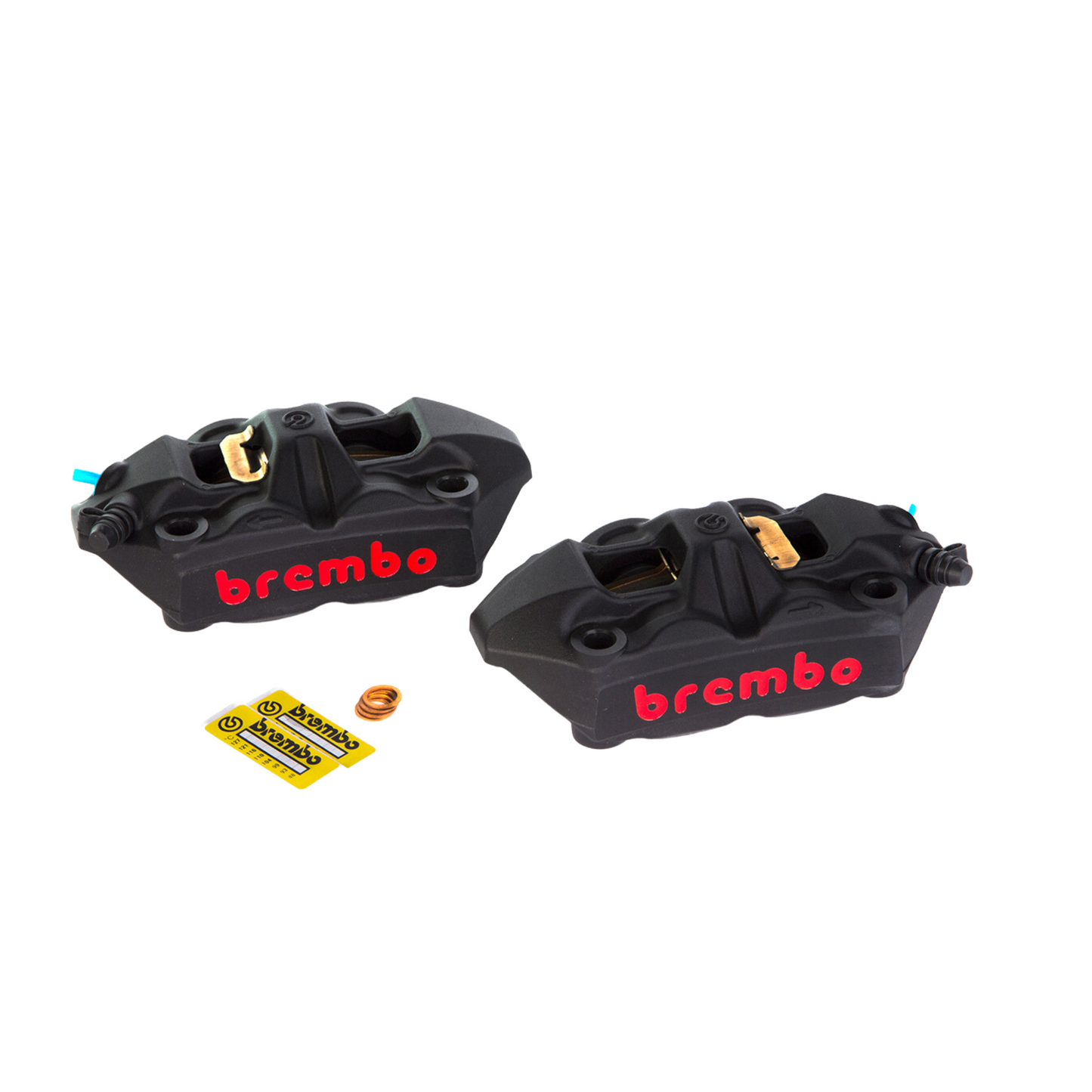 Brembo M4 100mm Radial Mount Cast Monobloc Caliper Set - Black