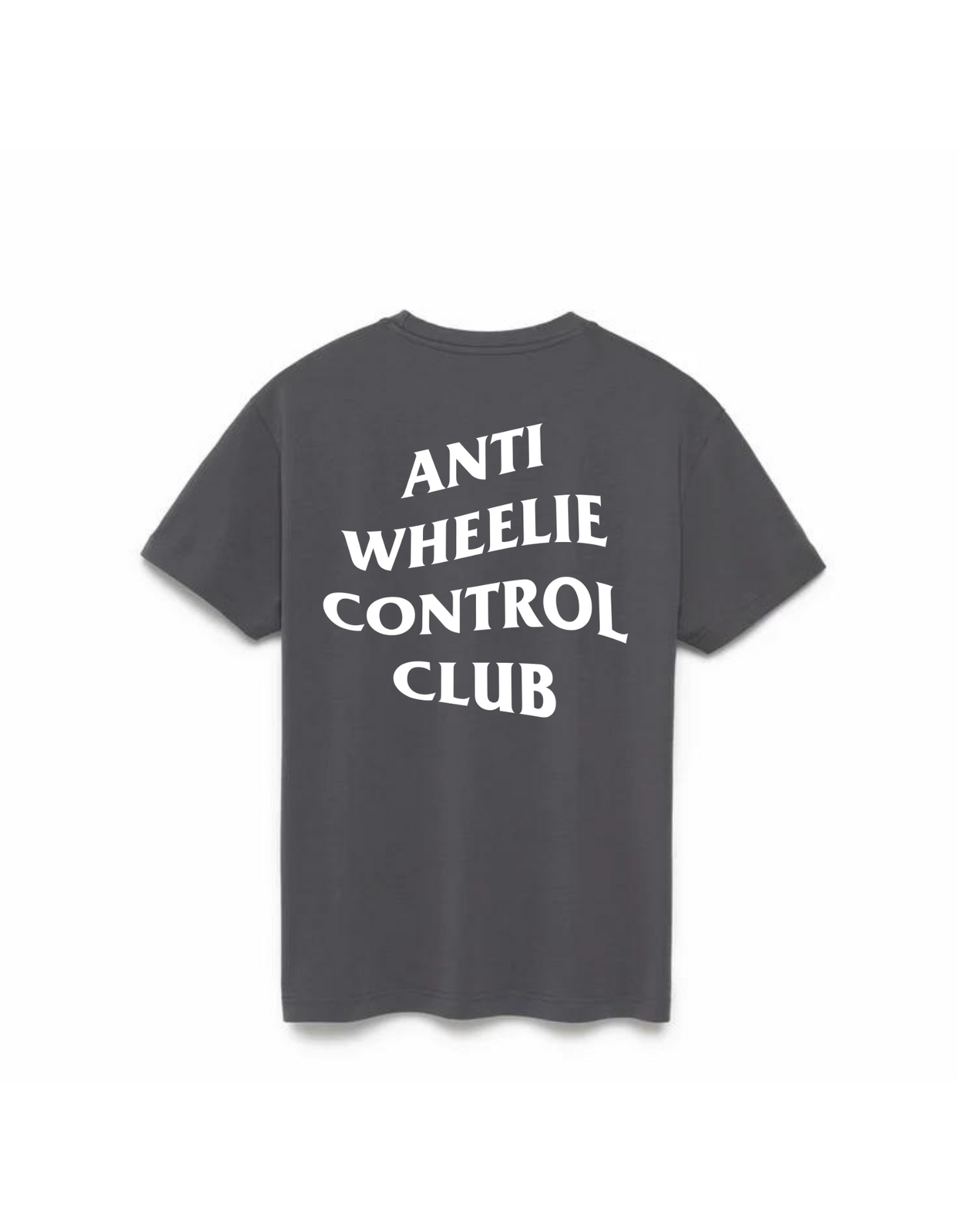 Anti Wheelie Control Club T-Shirt - Grey