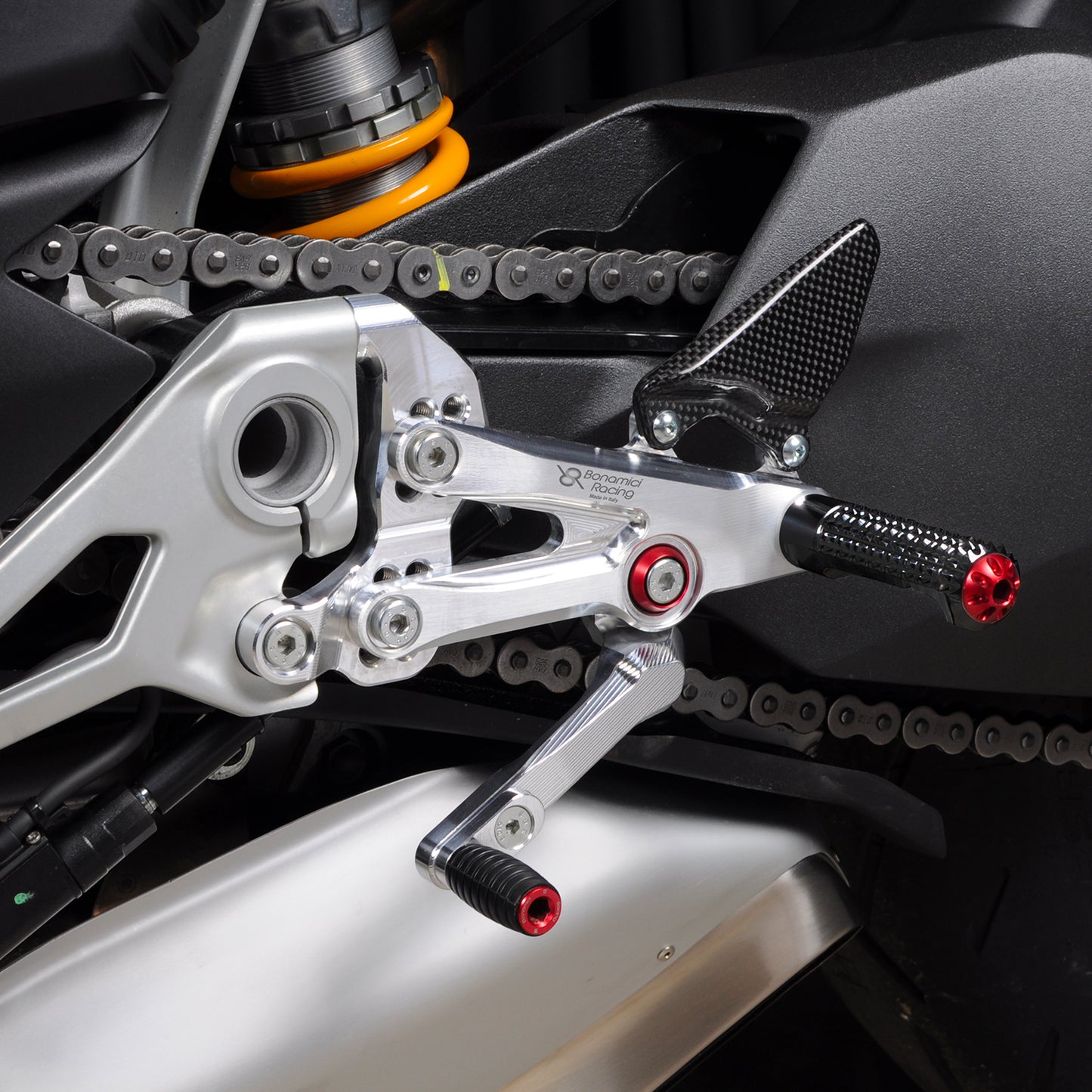 Ducati Streetfighter V4 (2020-2023) 6-Position Adjustable Rearsets by Bonamici Racing