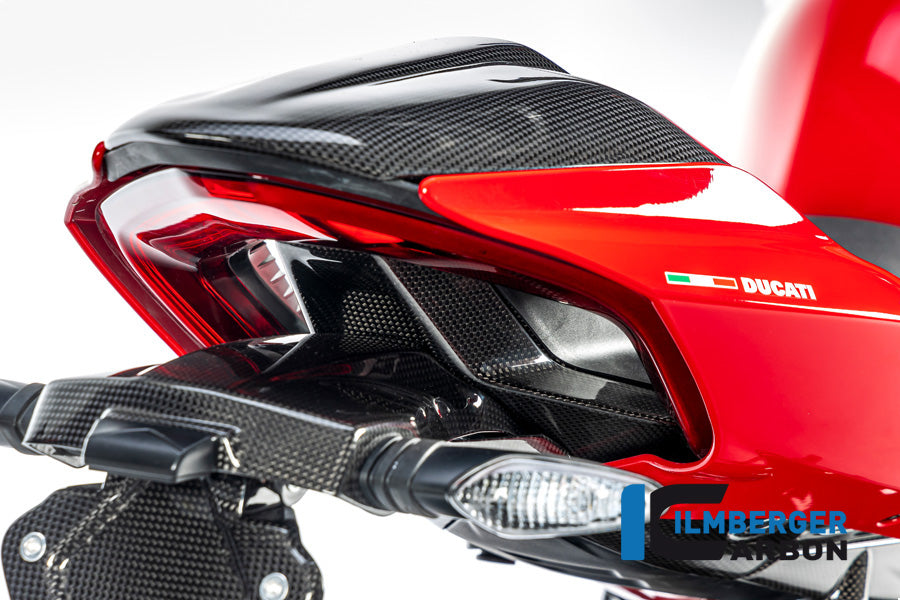 ILmberger Carbon Fiber Seat Cover Kit for Ducati Panigale V2 (2020-2023)