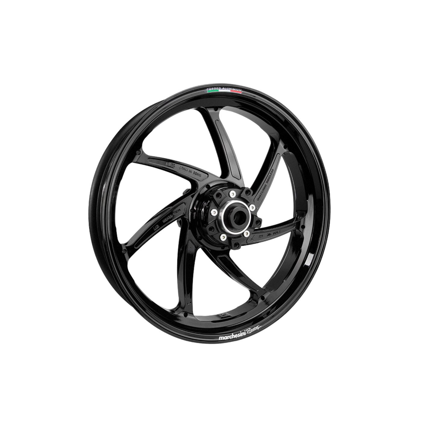 Marchesini M7RS Genesi Aprilia RS 660 / Tuono 660 (2021-2023) Forged Aluminum Wheel Set - Gloss Black