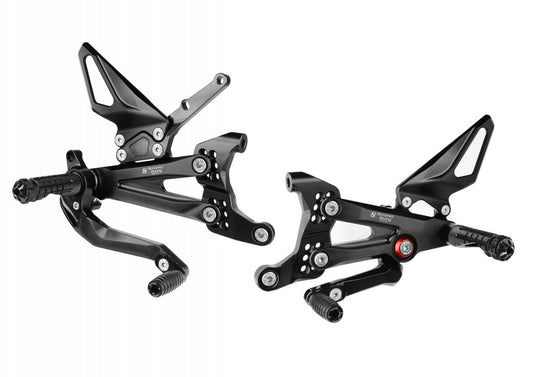 Ducati Panigale V4 (2018-2023) 6-Position Adjustable Rearsets by Bonamici Racing
