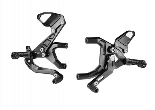 Ducati Streetfighter V2 (2022+) 6-Position Adjustable Rearsets by Bonamici Racing