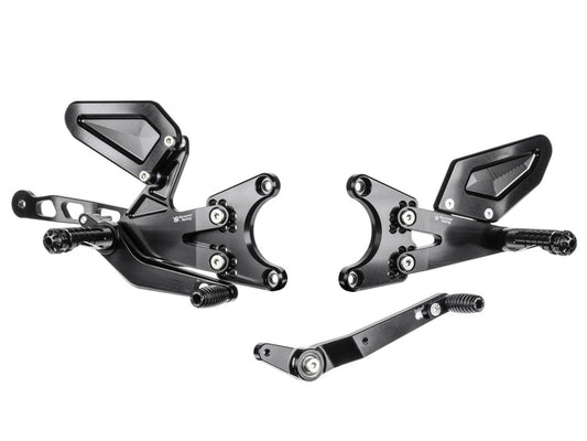 Yamaha R1 / R1M (2015-23) 6-Position Adjustable Rearsets by Bonamici Racing