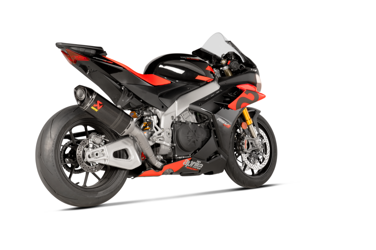 Akrapovic Evolution Line Carbon Fiber Full Exhaust System for Aprilia RSV4 (2021+)