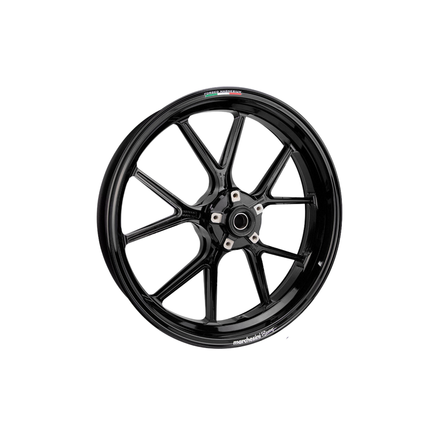 Marchesini M10RS Corse Honda CBR1000RR R Fireblade / SP1 (2017-19) Forged Magnesium Wheel Set - Gloss Black