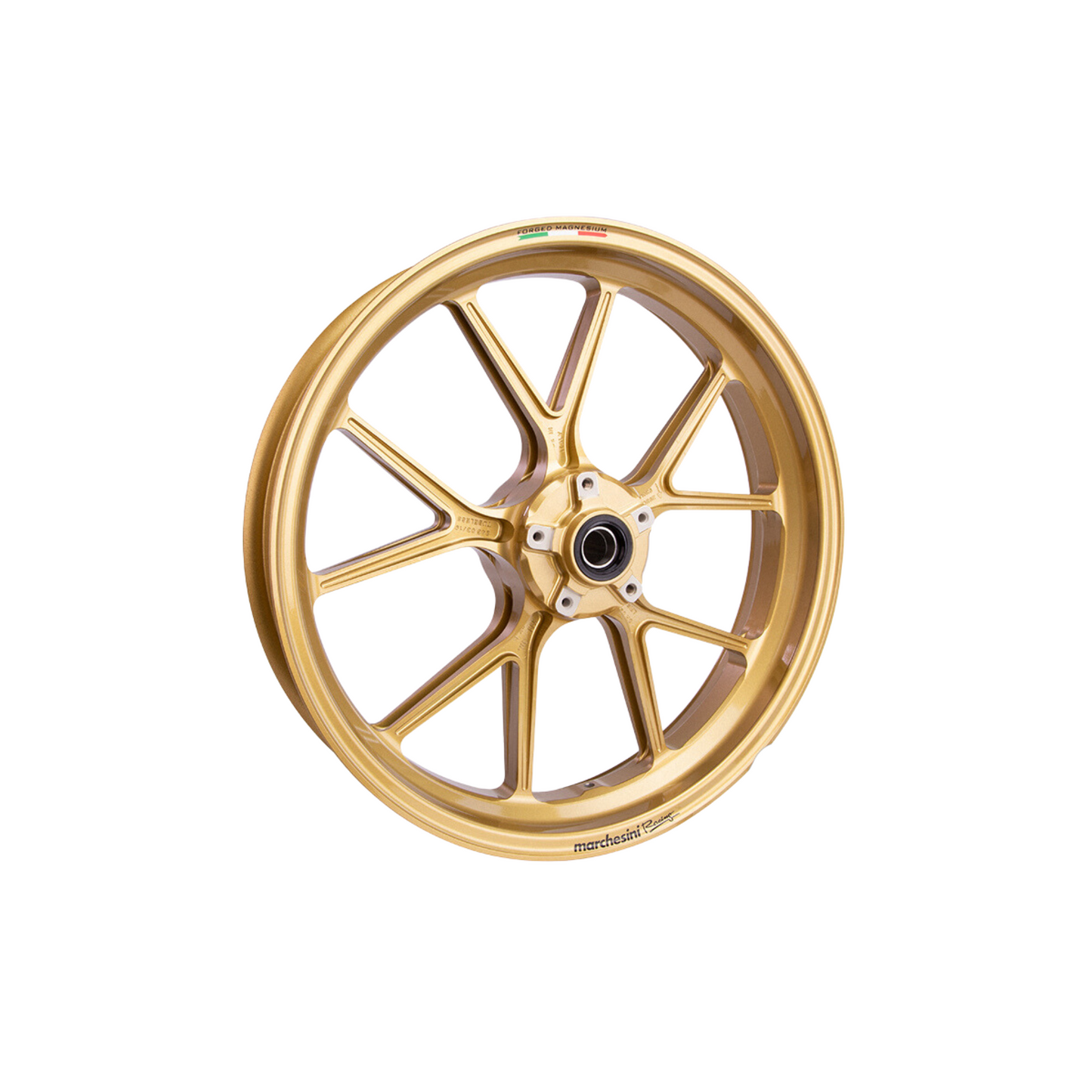 Marchesini M10RS Corse Honda CBR1000RR R Fireblade / SP1 (2017-19) Forged Magnesium Wheel Set - Gold