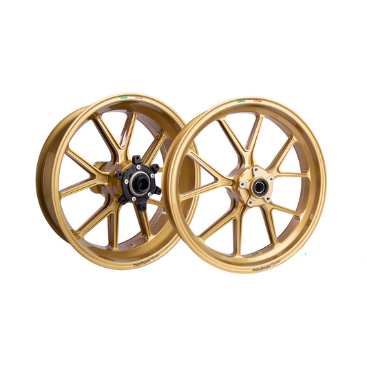 Marchesini M10RS Corse BMW S1000RR / M1000RR (2019-23) Forged Magnesium Wheel Set - Gold