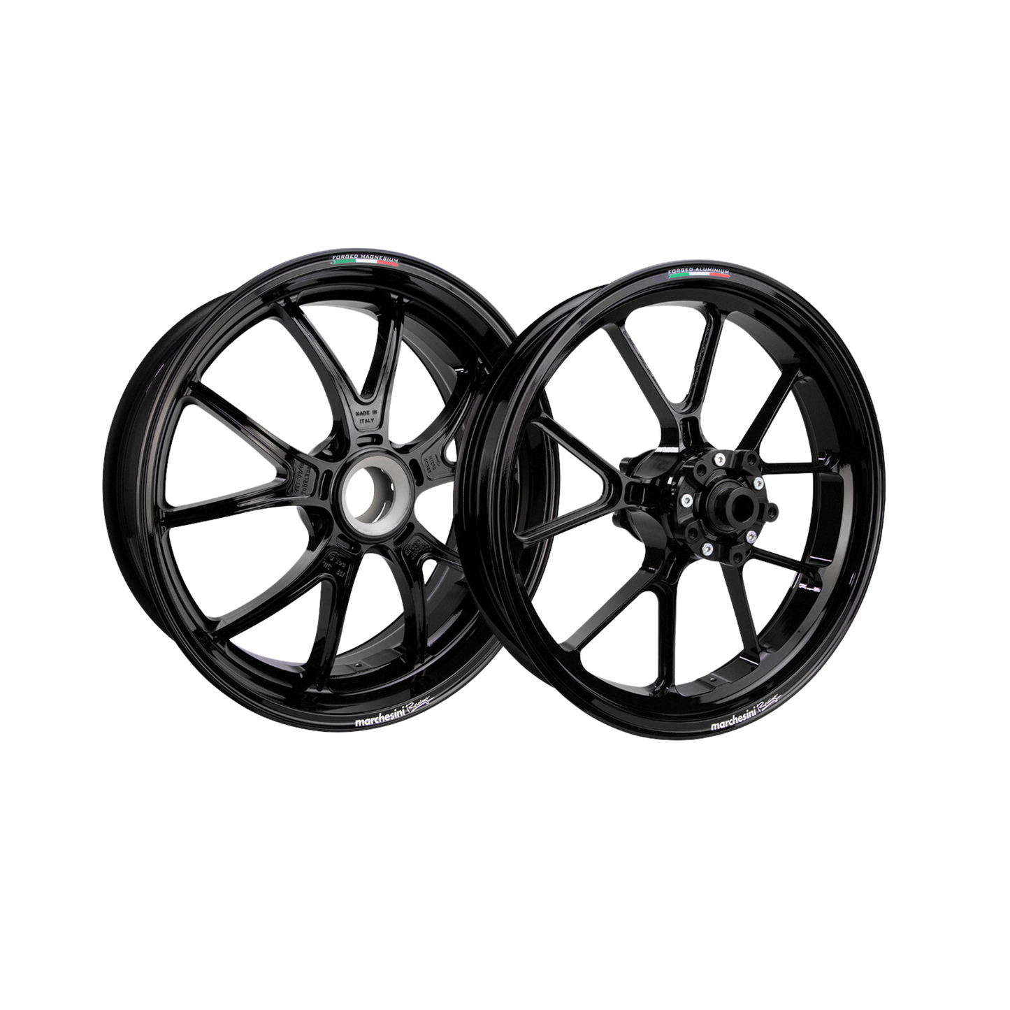 Marchesini M10RS Corse Ducati Monster 937 (2021-23) Forged Magnesium Wheel Set - Gloss Black