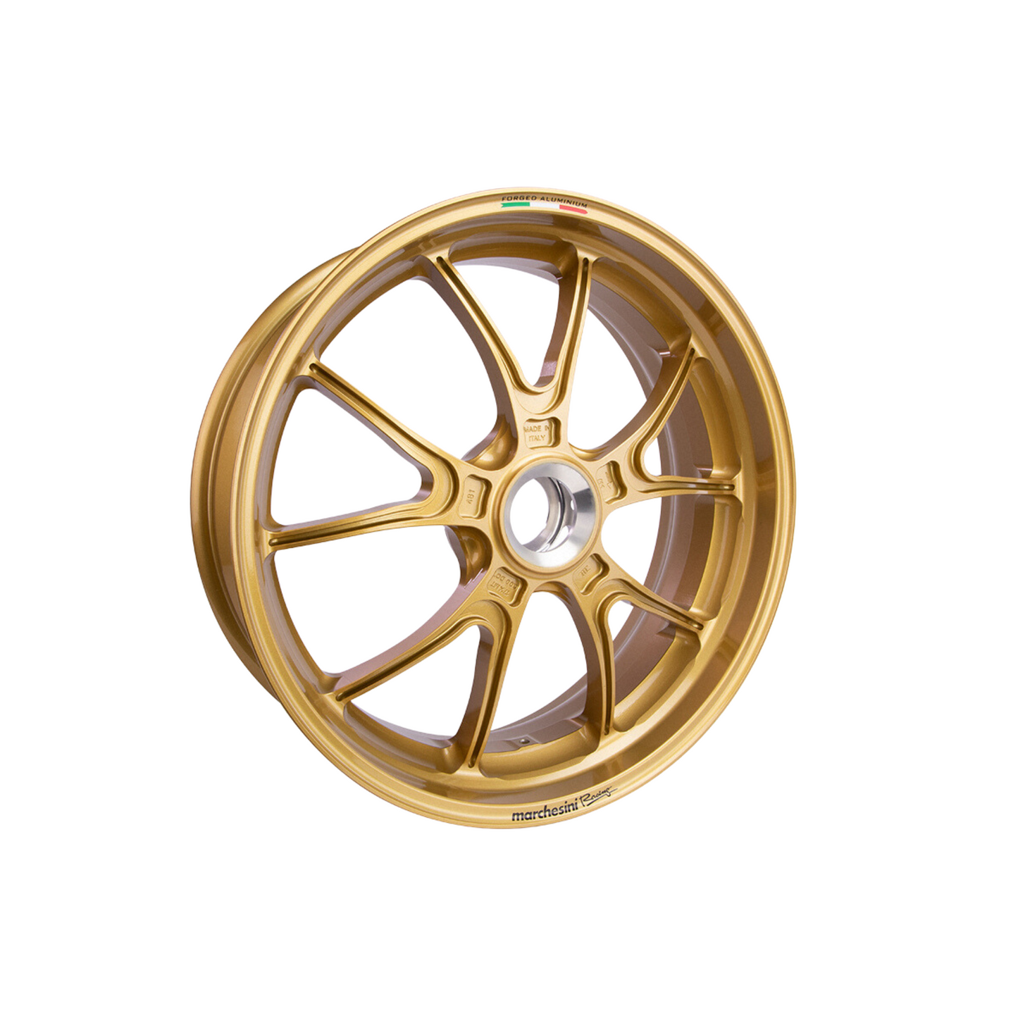 Marchesini M10RS Corse Ducati Monster 1200S / 1200R (2014-20) Forged Magnesium Wheel Set - Gold