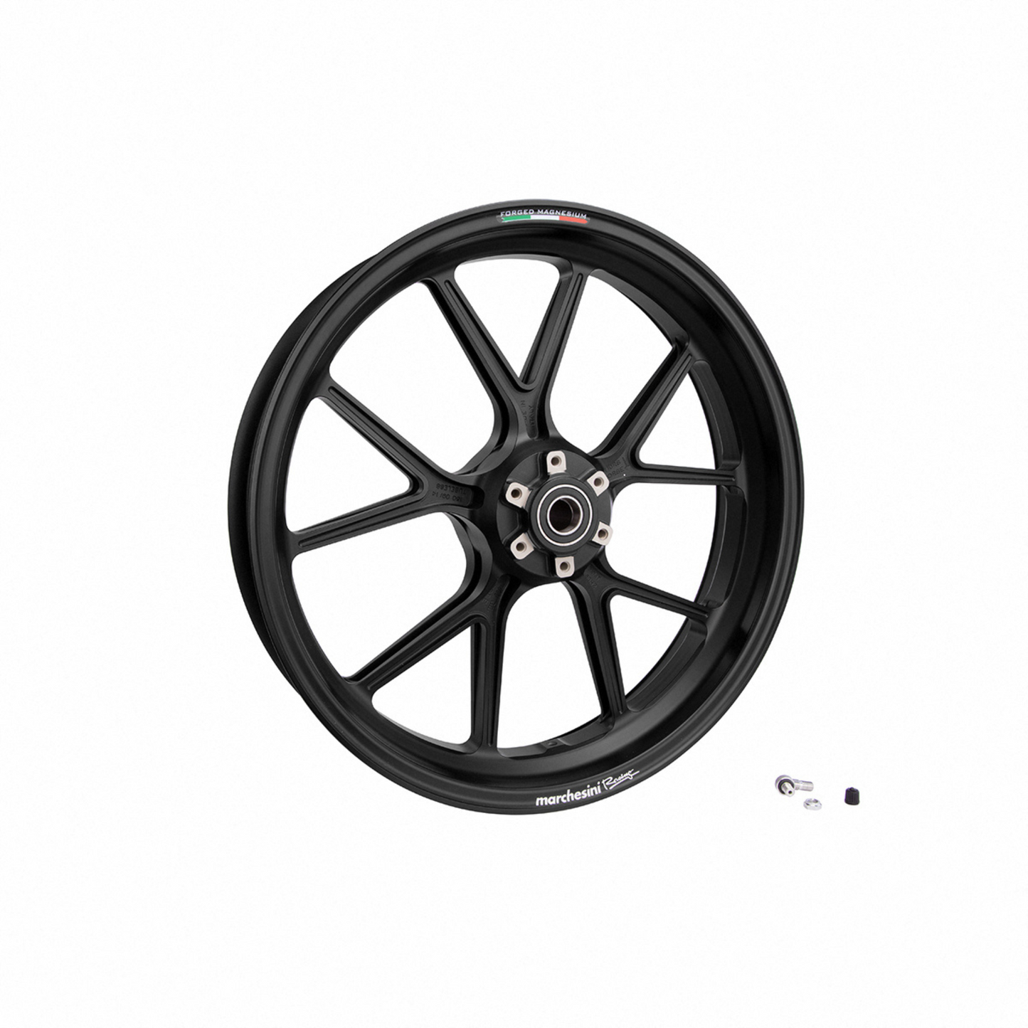 Marchesini M10RS Kompe Ducati Panigale V2 (2020-23) / Streetfighter V2 (2022-23) Forged Aluminum Wheel Set - Matte Black